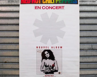 Red Hot Chili Peppers – Mother’s Milk -Vintage Promo Poster - 1989
