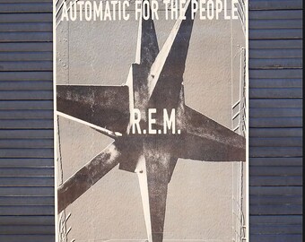 R.E.M - Automatic for the People – Vintage Poster – 1992