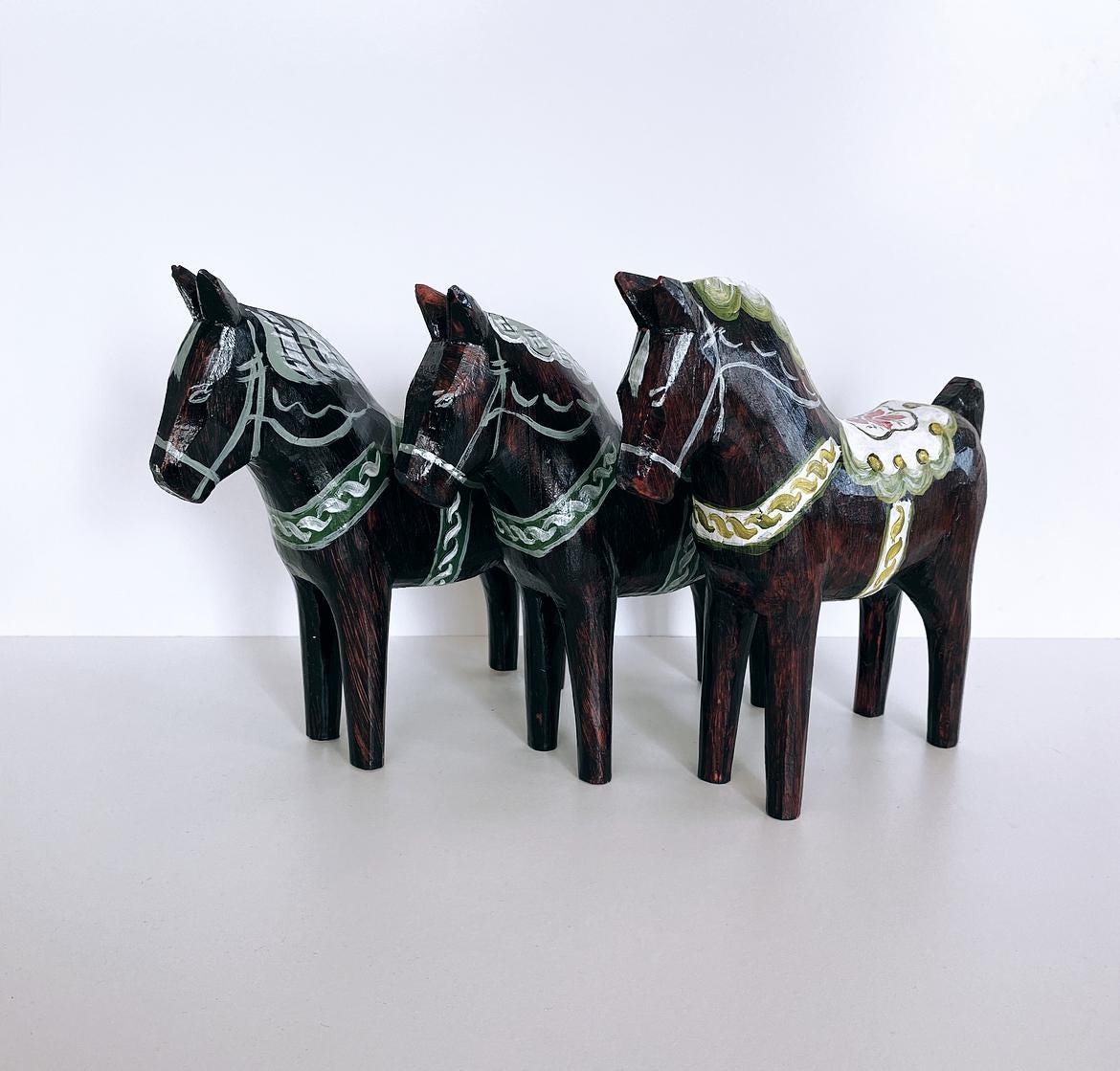 Handmade Swedish Dala Horse: Folk Art Wooden Figurine - Etsy