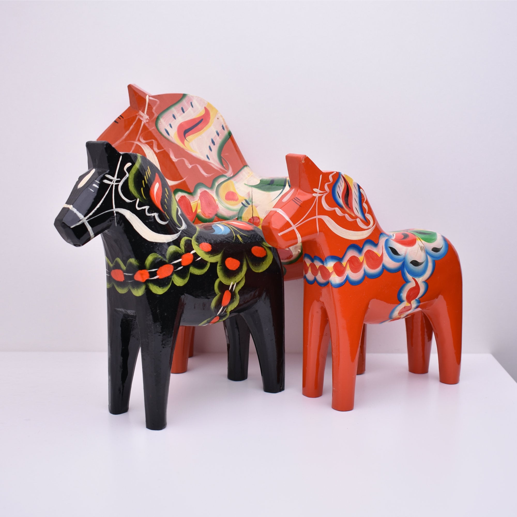Dala horse Sweden, Horse figurine, Dalapferd, horse figurine, Dalecarlian horse, Schweden, Dala Pferd, Swedish folk art, Wooden horse
