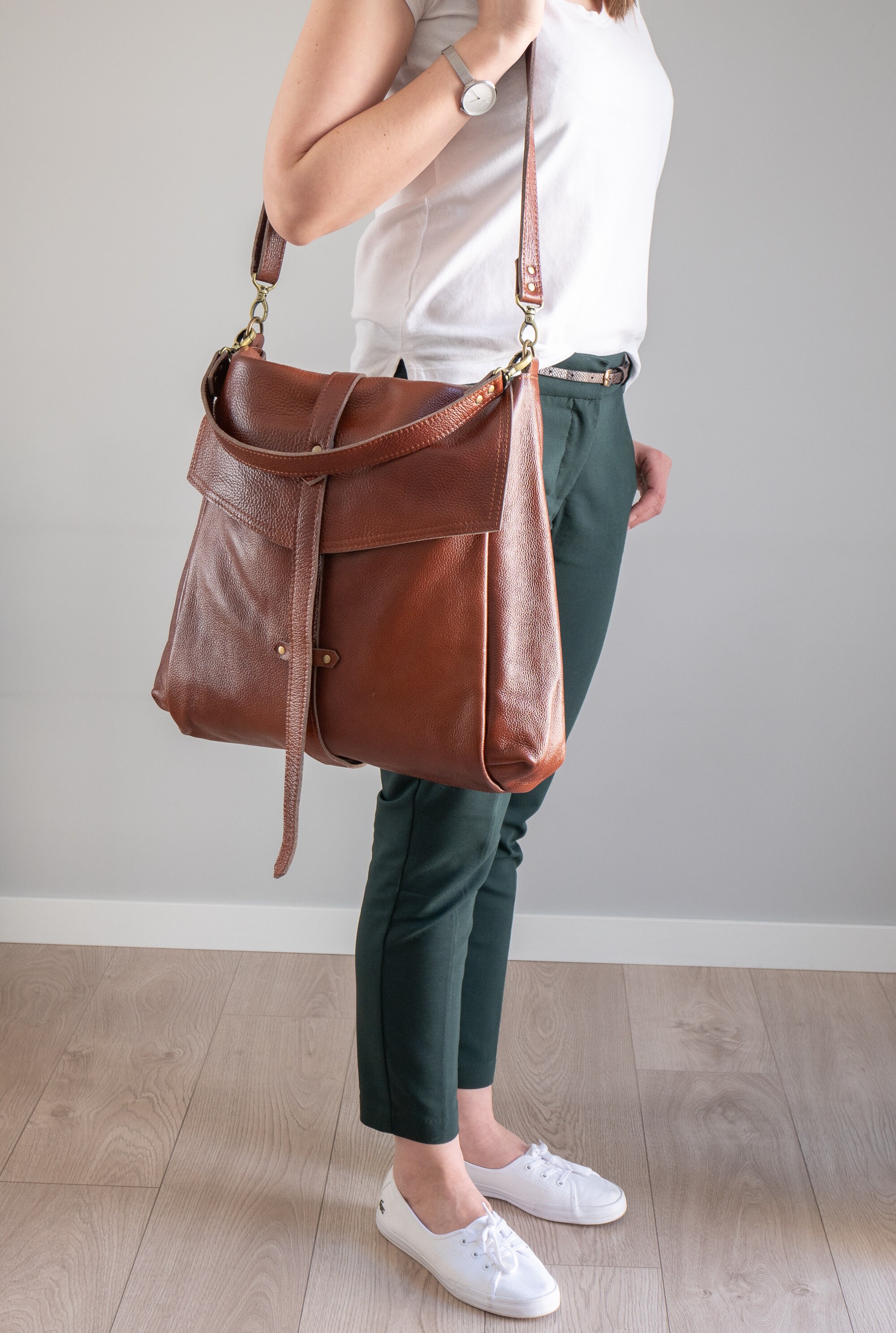3563 Leather Backpack Purse Large Convertible Shoulder bag Crossdody Bag 7313-Wholesale Convertible Backpack To Cross-body Bag main image 3