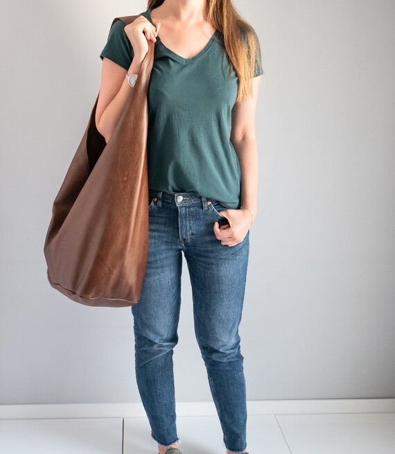 SALE 【BOHEMIAN SEOUL】 LONG HAIR STRAP HOBO BAG LONG HAIR STRAP HOBO BAG, BLACK - bohemseo
