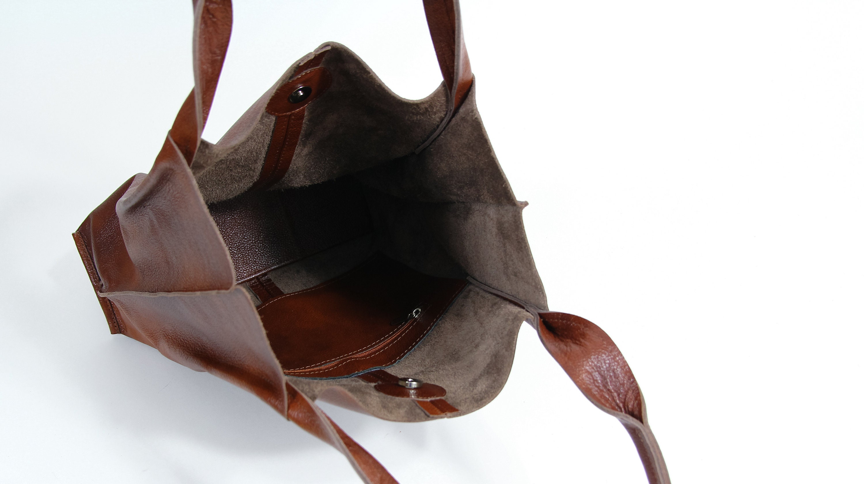 leather shopper bag