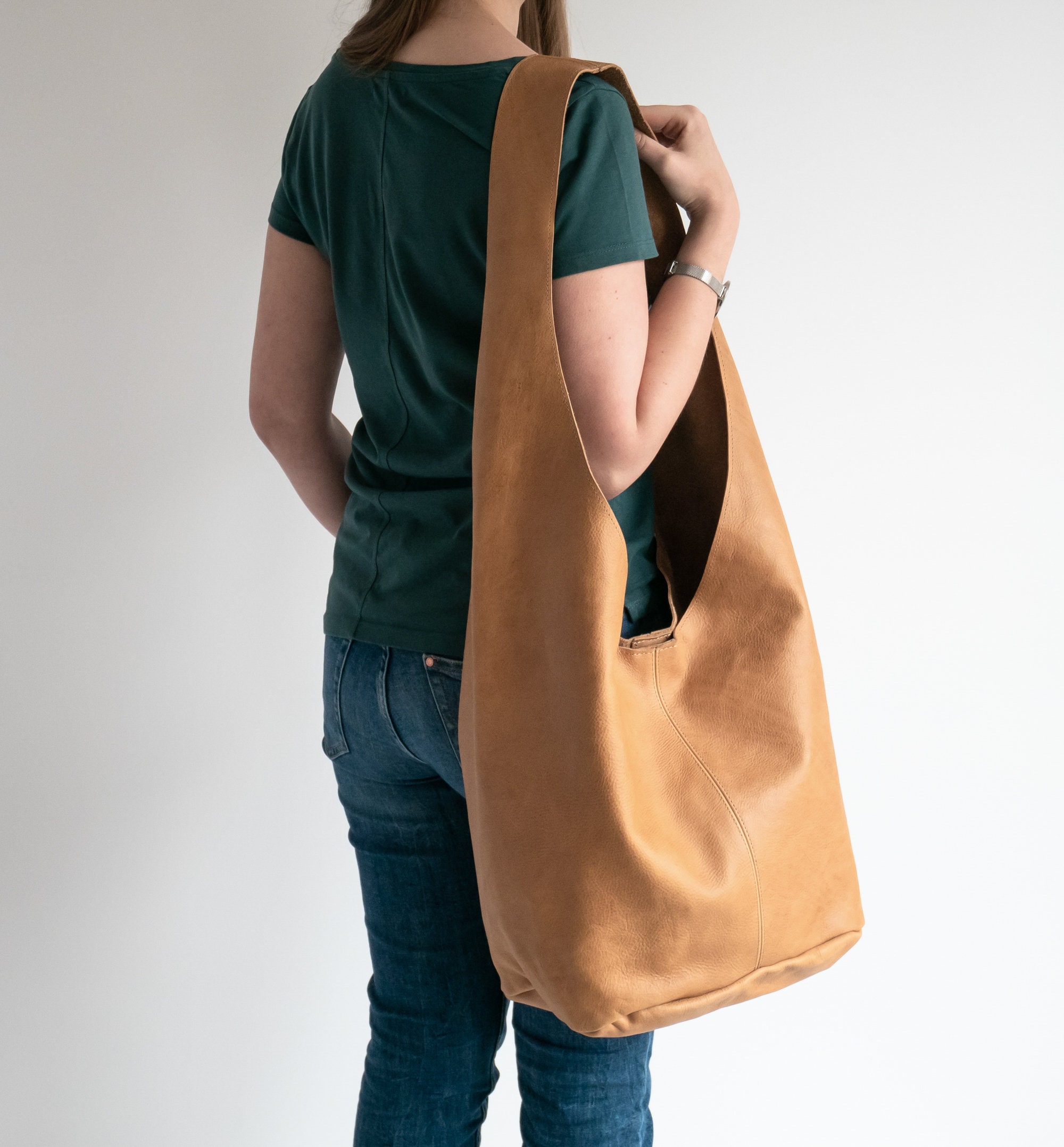 Yellow Leather HIPPIE Bag Oversized BOHO Bag Tan Hobo Bag Bohemian Leather Hobo Purse Large Crossbody Hobo Bag Crossbody Bag Etsy Ireland