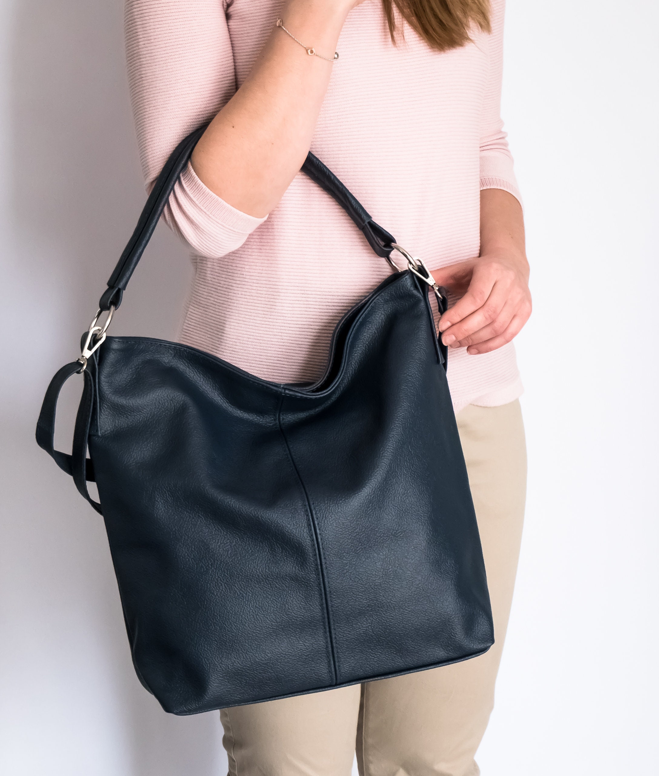 ショルダーバッグ・ポシェット Space Hobo Bag - Elleme - Grey/Blue - Leather Space Hobo Bag - Elleme - Grey/Blue - Leather