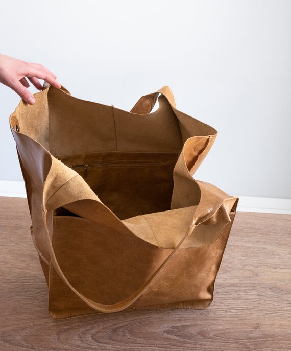 Paper leather bag sale