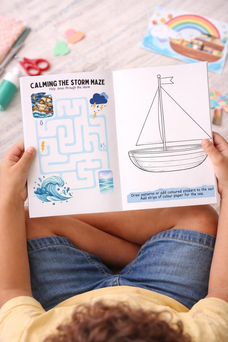Jesus Calms the Storm Activity Pack | Bible Story Printable (PDF ...