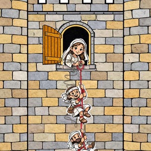 Rahab and Spies Bible Craft | Sunday School Christian Activity (digital ...