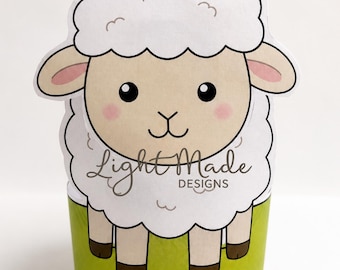 Psalm 23:1 Sheep Craft | Kids Bible Verse Activity (Digital Download)