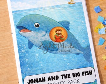 Jonah and the Big Fish Activity Pack | Bible Craft Printable (Digital Download)