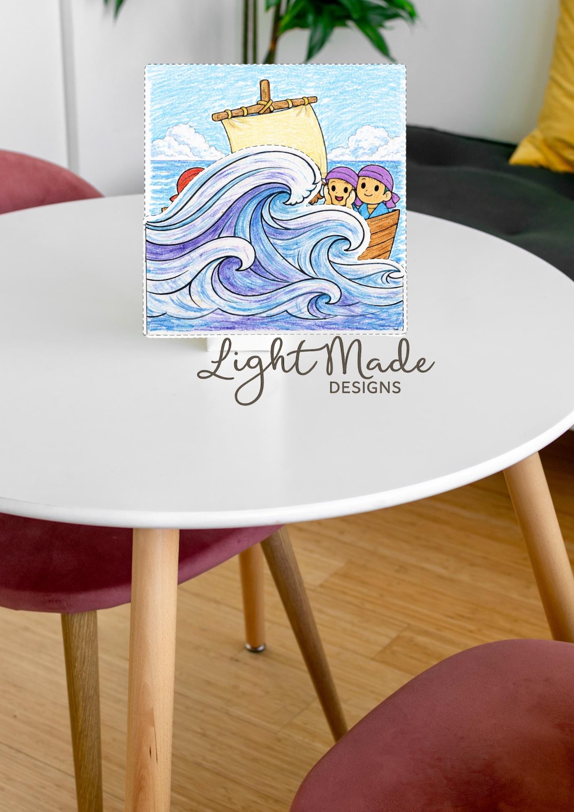 Jesus Calms the Storm Craft | Printable Bible Story Activity (PDF ...