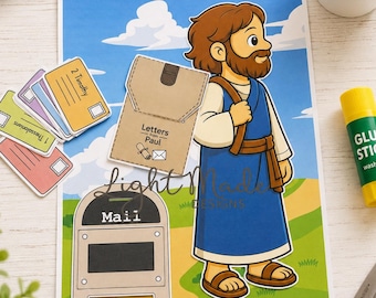 Paul's Letters Mailbox Craft | New Testament Bible Activity (Digital Download)
