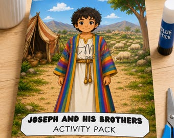 Joseph and His Brothers Activity Book | Bible Activity Pack | Sunday School Printable