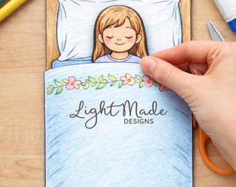 Jairus’ Daughter Craft Printable | Bible Story Activity | Sunday School Craft | Mark 5:26 Faith PDF