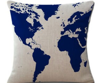 Travel Throw Pillow Cover