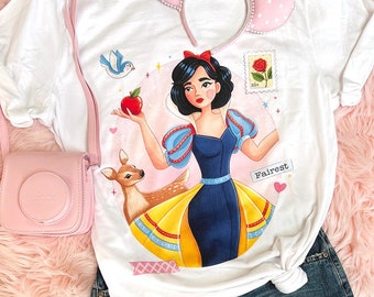 Snow White Fairest Princess Unisex Tee