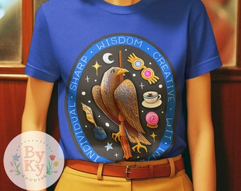 Raven Eagle Wizard House Unisex Jersey Short Sleeve Tee