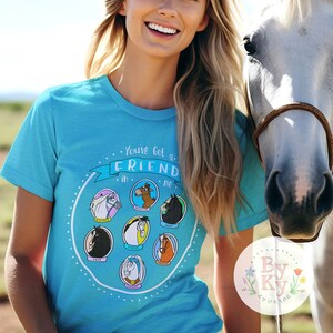 Horse 'You've Got a Friend in Me' Unisex Jersey Short Sleeve Tee image 2