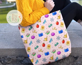 Princess Icon All Over Print Tote Bag