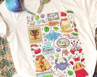 Moana Princess Unisex Jersey Short Sleeve Tee