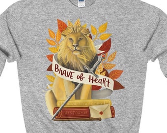 Gryffindor Hogwarts House Harry Potter Crew Neck Unisex Sweatshirt