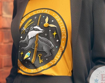 Camiseta unisex de manga corta de Badger Wizard House