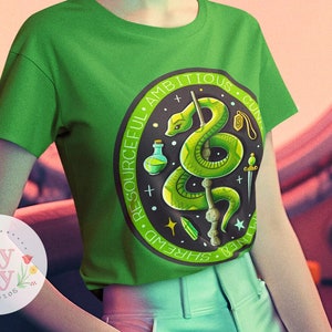 Snake Wizard House Unisex Jersey Short Sleeve Tee