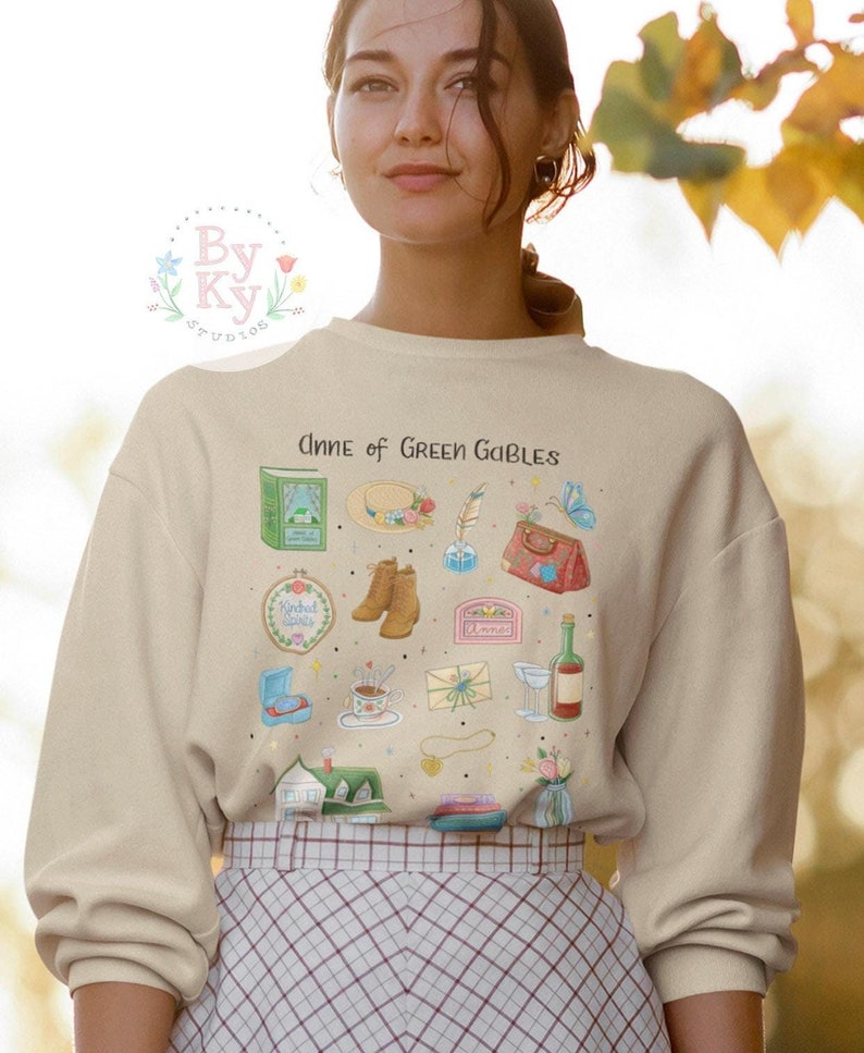 Anne of Green Gables Unisex Heavy Crewneck Sweatshirt Etsy