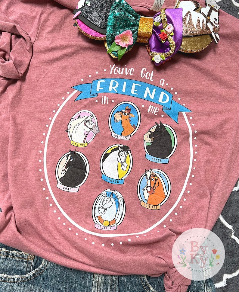 Horse 'You've Got a Friend in Me' Unisex Jersey Short Sleeve Tee image 1