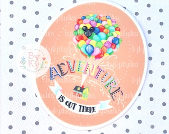 Up - Adventure is Out There Movie Colorful Balloon Vinyl Sticker Decal