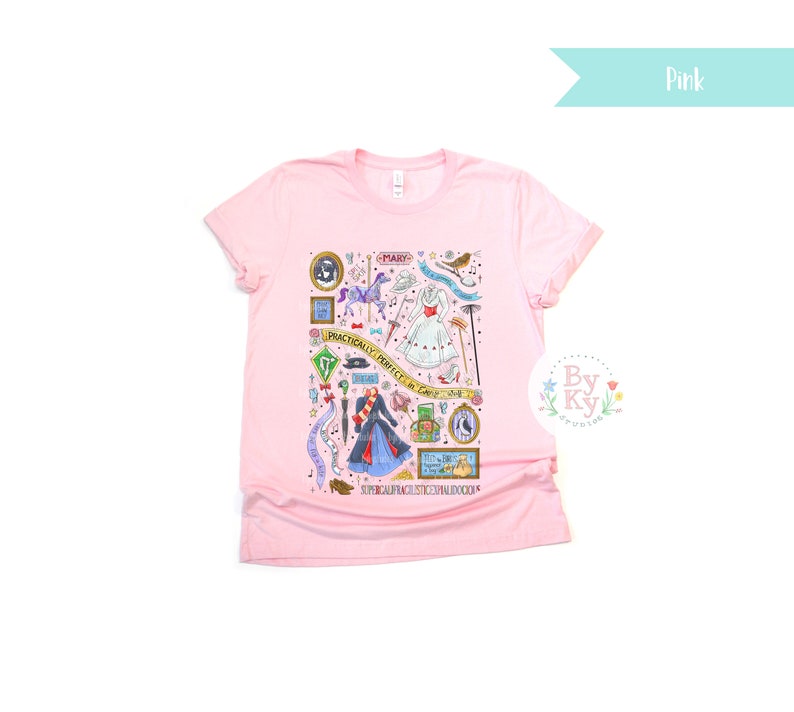 Mary Poppins Unisex Jersey Short Sleeve Tee image 4