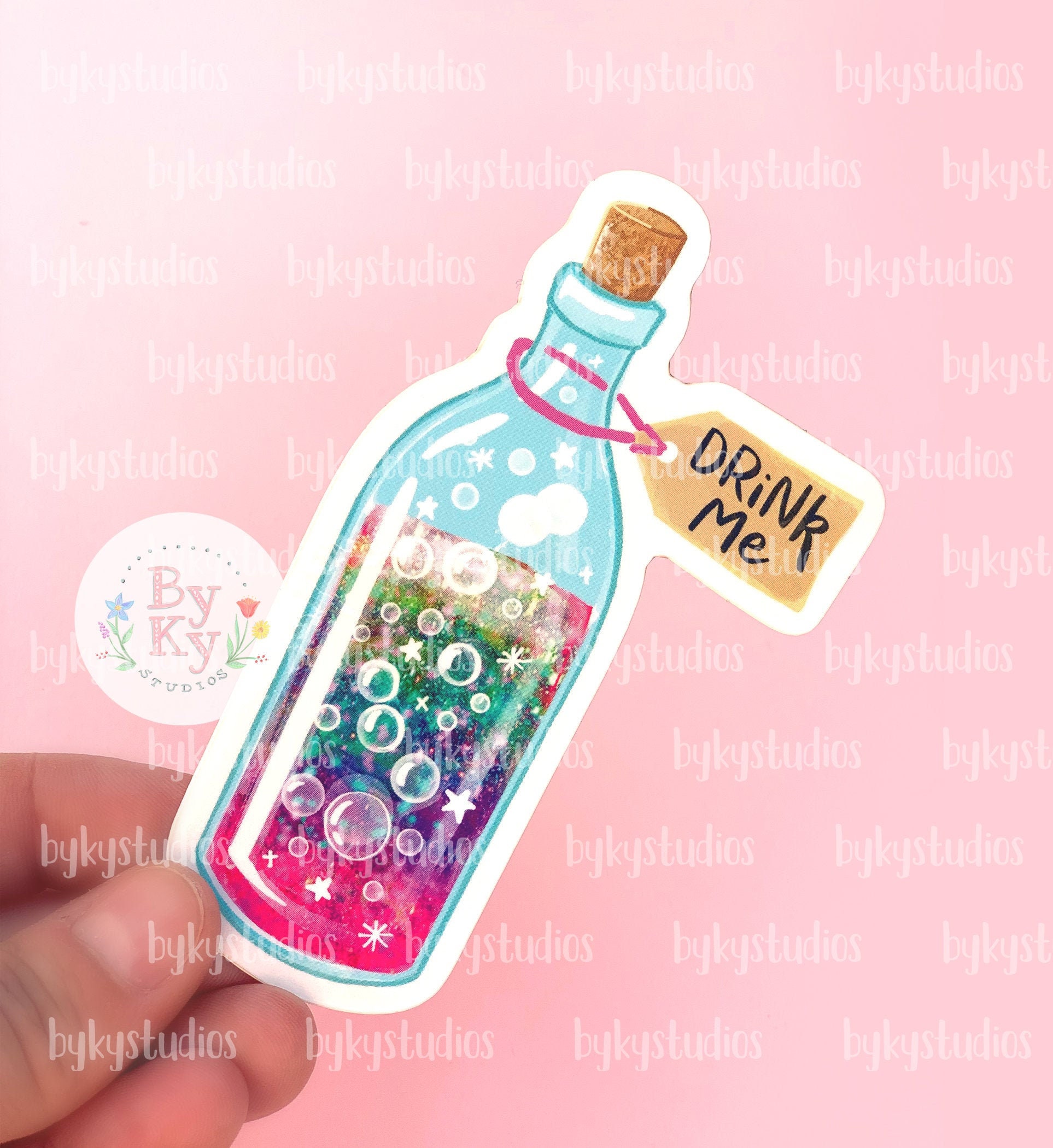 VINYL STICKER - Alice in Wonderland / Through the Looking Glass Book …