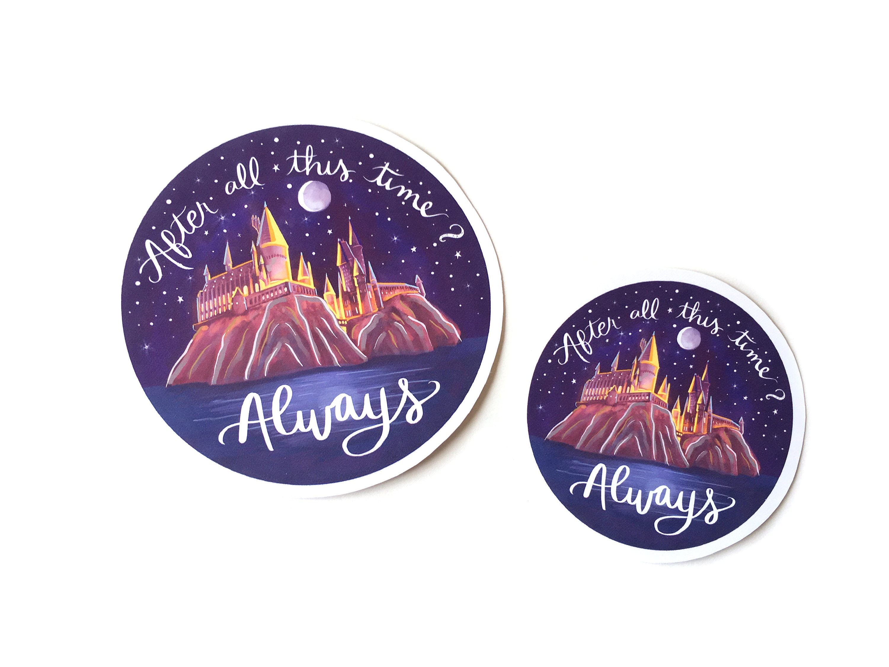 VINYL STICKERS - Magic Wizard Witchcraft School Castle 'Always…