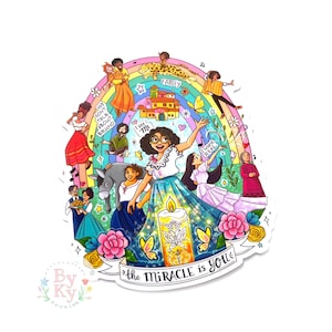 Encanto Family Madrigal Waterproof Vinyl Sticker Laptop Decal image 2