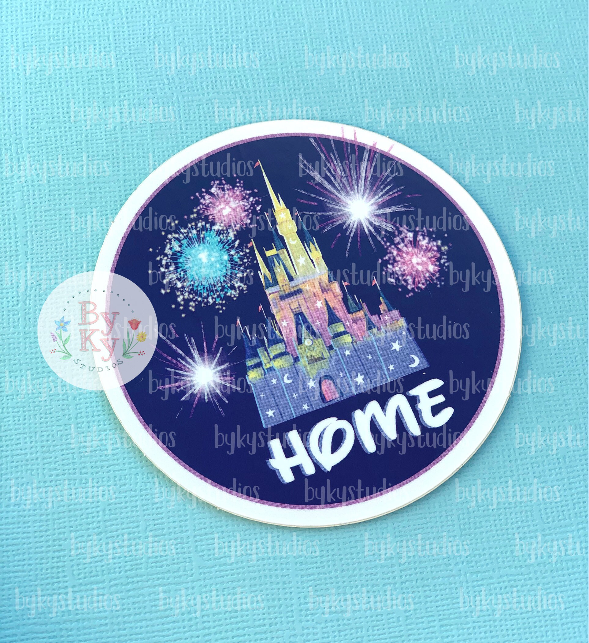 VINYL STICKER - 'Home' Disney Inspired Disneyland Disney Worl…