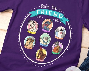 Dog 'You've Got a Friend in Me' Unisex Short Sleeve Tee