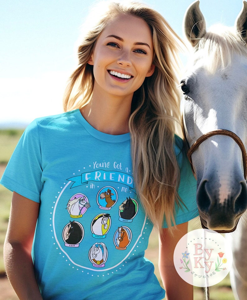 Horse 'You've Got a Friend in Me' Unisex Jersey Short Sleeve Tee image 2