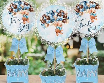 Boy Baby Shower Centerpiece Etsy