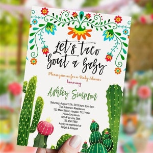 EDITABLE Fiesta baby shower invitation, thank you card, cinco de mayo invitation, Mexican, printable set, girl, boy, INSTANT, DIGITAL