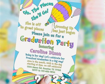Modifiable 22 Invitation A La Remise Des Diplomes Vpk Etsy France
