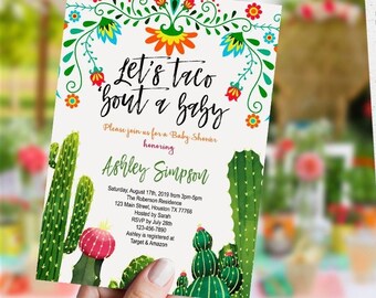 EDITABLE Fiesta baby shower invitation, thank you card, cinco de mayo invitation, Mexican, printable set, girl, boy, INSTANT, DIGITAL