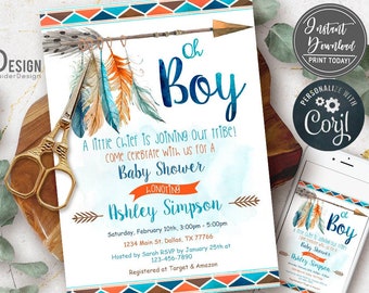 Tribal Baby Shower - Etsy
