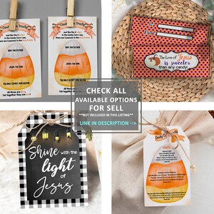 Candy Bar Wrapper, Love of Jesus is Sweeter Than Candy, Christian, Fall ...