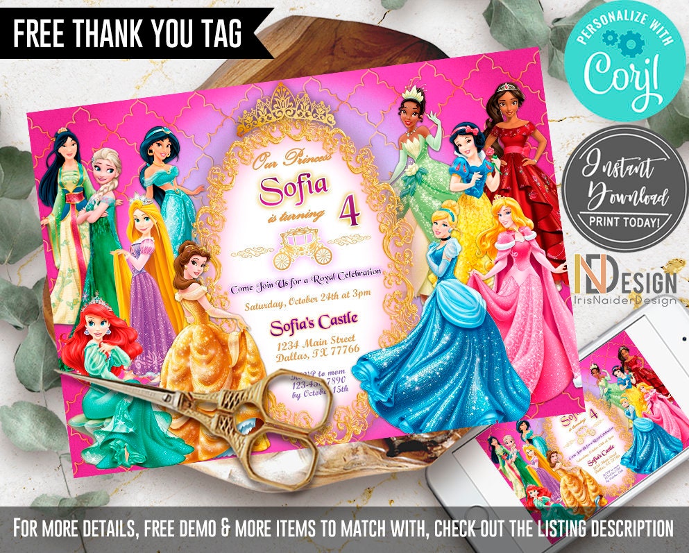 blank-disney-princess-invitations-ubicaciondepersonas-cdmx-gob-mx