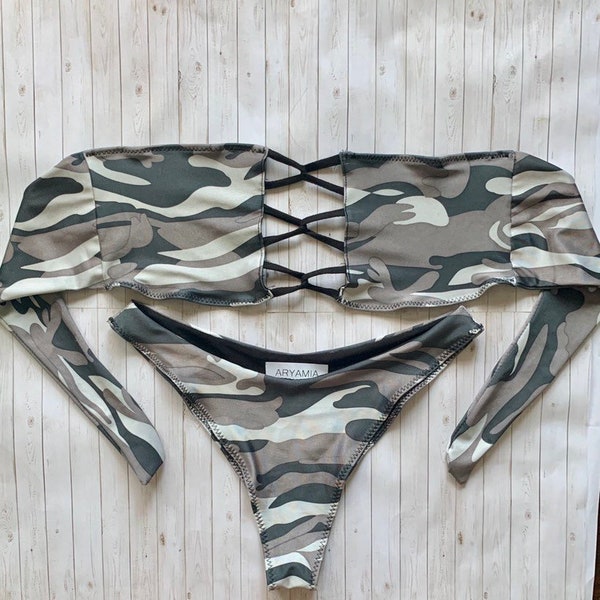 Camo Bikini Etsy