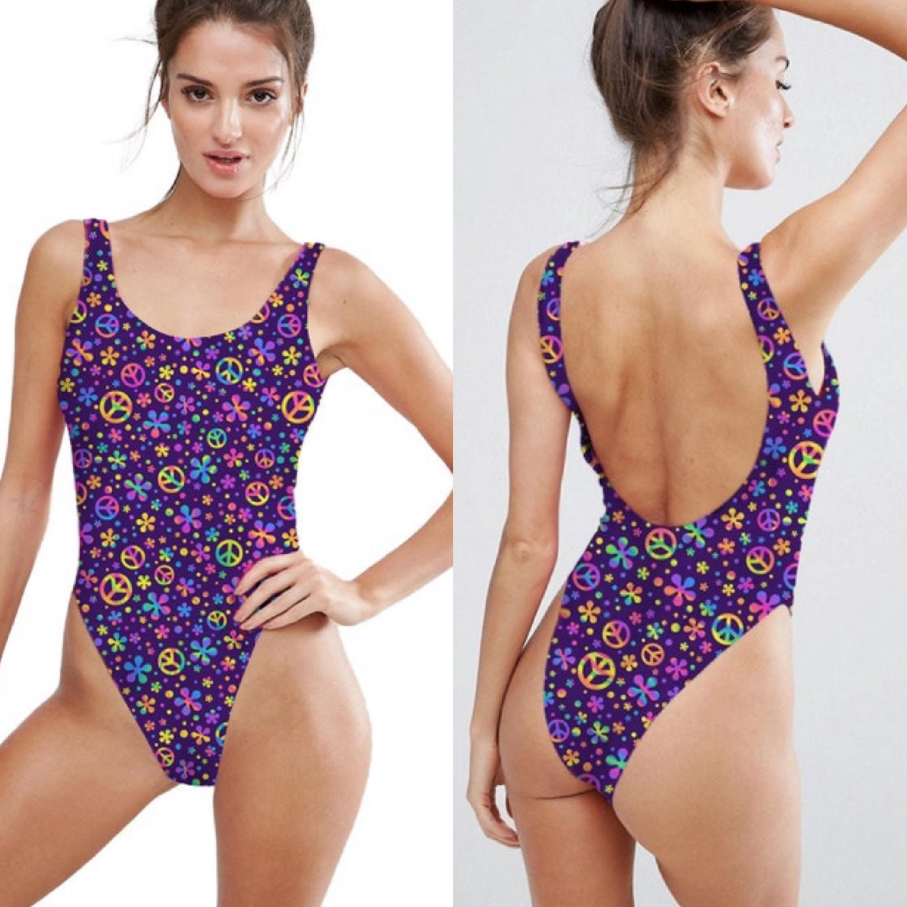 Swimsuit High Cut One Piece 