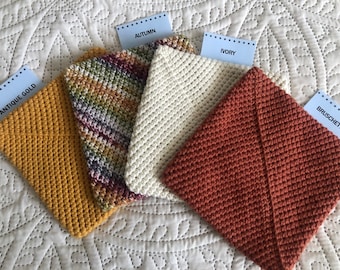 Crochet Potholders Double Thick 100% Cotton Hotpads