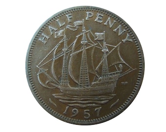 1843 New Brunswick Half Penny Token - Etsy