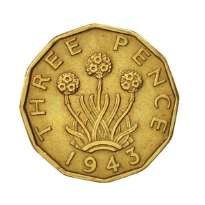 Three pence 1943 - Etsy 日本