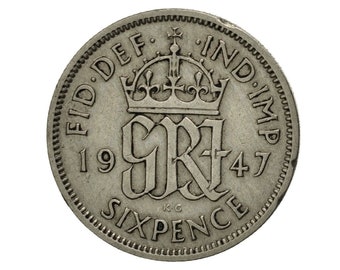 1945年 1ペニーコイン イギリス ジョージ6世より 誕生日、記念日、工芸